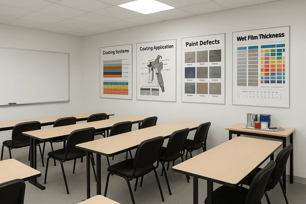 обучение персонала по окрасочным работам.